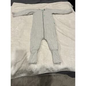 ergoPouch Sleep Suit 2.5 TOG 2-3 Years Gray Zip Baby Toddler Sleep Sack